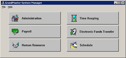 GrandMaster software modules include payroll and Human Resource (HR) management